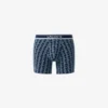 Boxers masculinos em jersey de algodão elástico com monograma