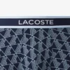 Boxers masculinos em jersey de algodão elástico com monograma