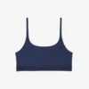 Bralette com logótipo em ponto de rede