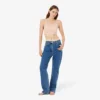 Bralette em malha com detalhes em crocodilo