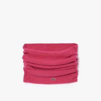 Cachecol infinito de caxemira com canelado para mulher