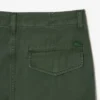 Calças cargo de algodão de corte reto para homem