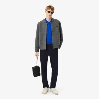 Calças chino de algodão de corte regular para homem