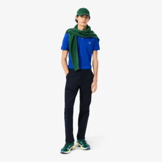Calças chino de algodão de corte regular para homem