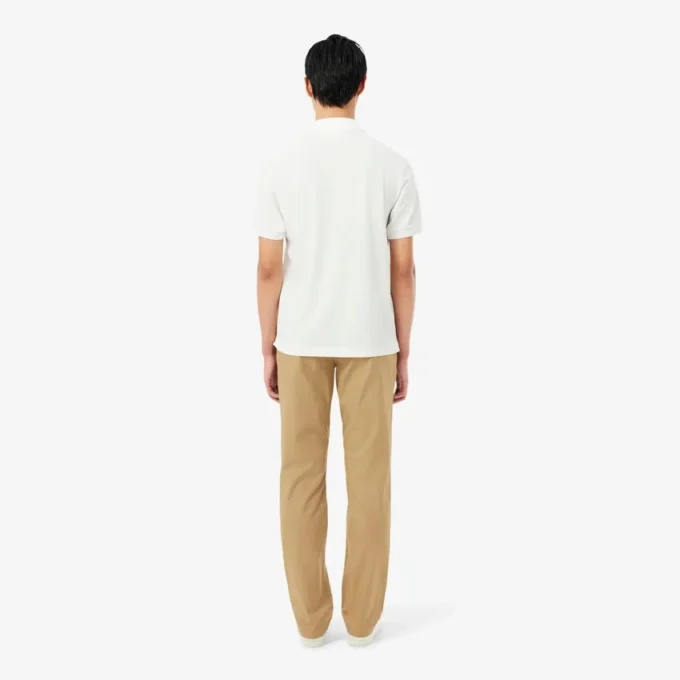 Calças chino de algodão de corte regular para homem
