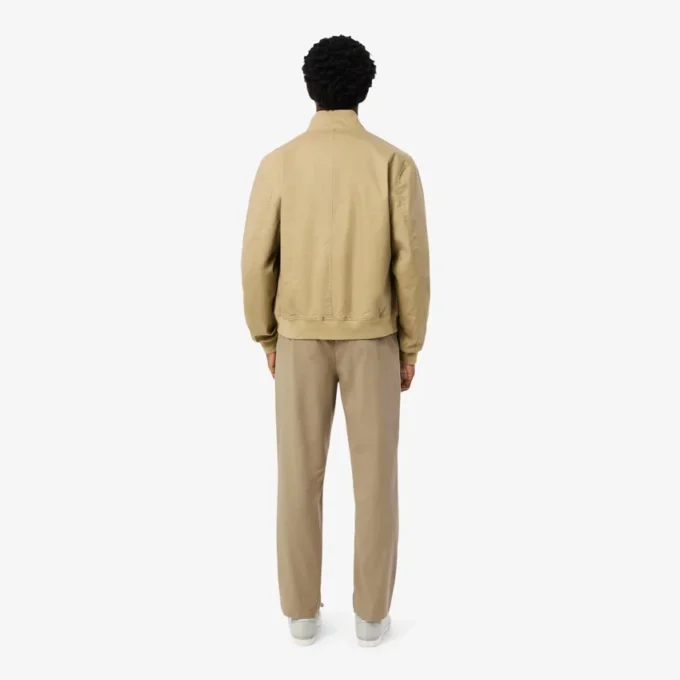 Calças chino de algodão de corte regular para homem