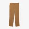 Calças chino de algodão de corte regular para homem