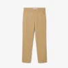 Calças chino de algodão de corte regular para homem