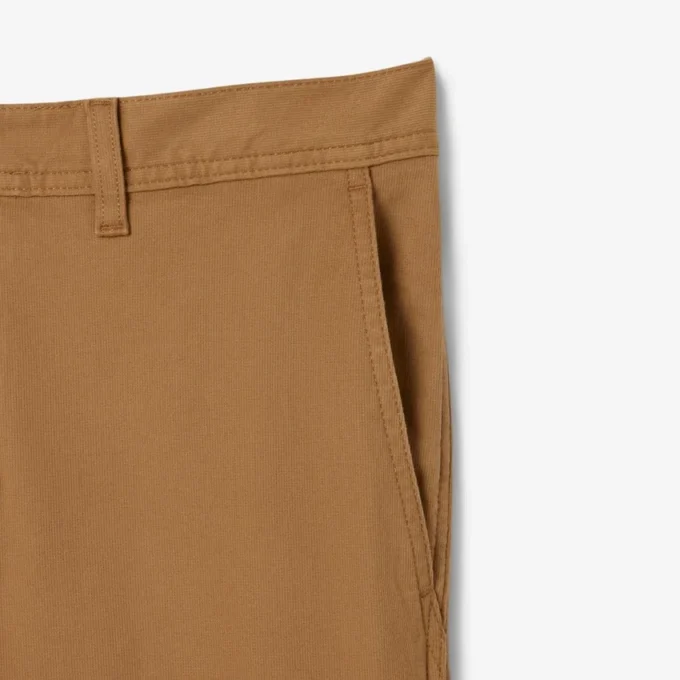 Calças chino de algodão de corte regular para homem