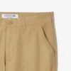 Calças chino de algodão de corte regular para homem