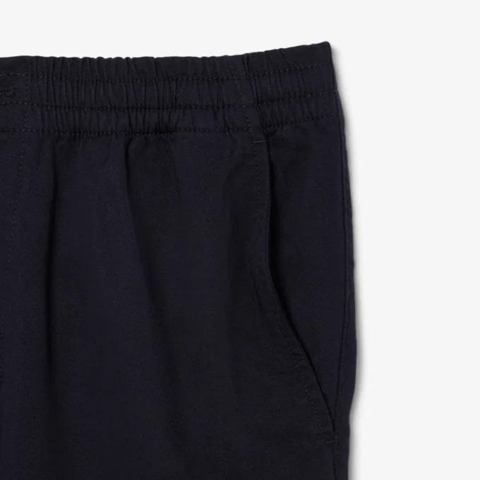 Calças chino de algodão de corte regular para homem