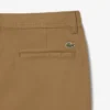 Calças chino de algodão de corte regular para homem
