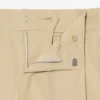 Calças chino de algodão de corte reto