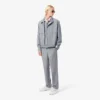 Calças chino de flanela de lã de corte regular para homem