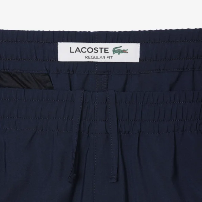 Calças chino de flanela de lã de corte regular para homem