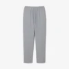 Calças chino de flanela de lã de corte regular para homem