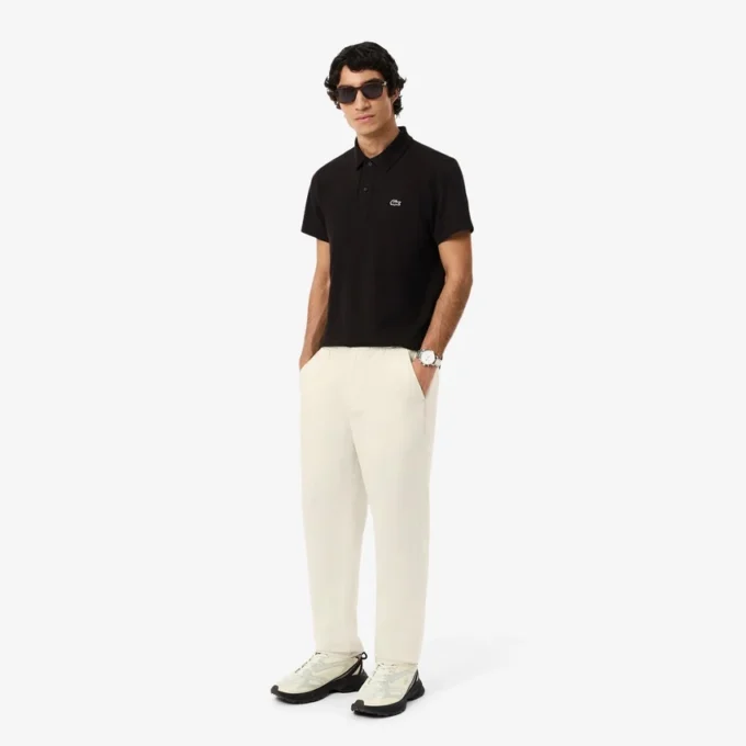 Calças chino de linho de corte regular