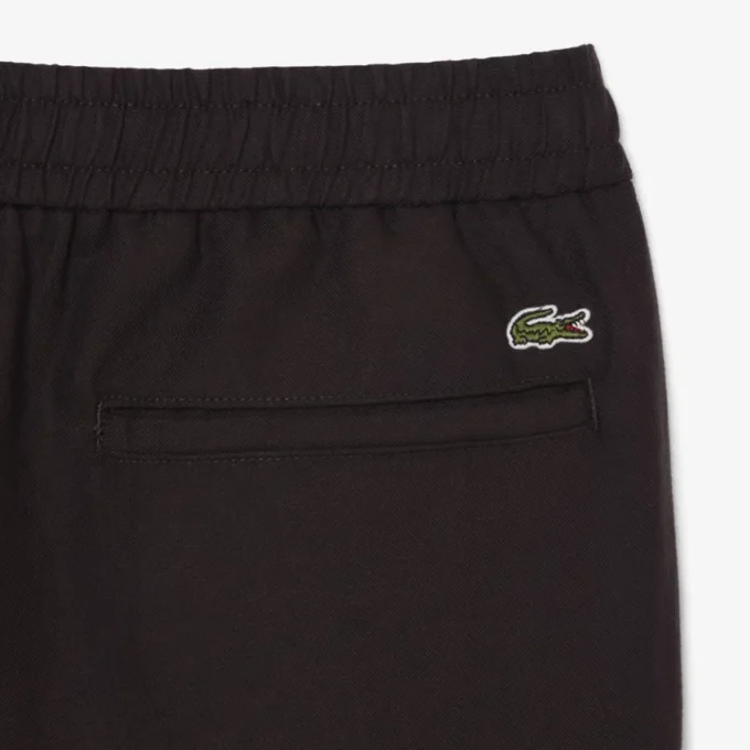 Calças chino de linho de corte regular