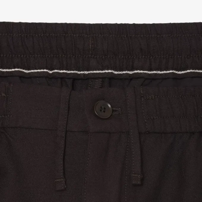 Calças chino de linho de corte regular