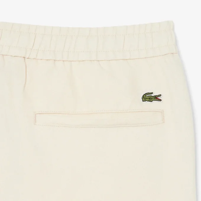 Calças chino de linho de corte regular