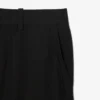 Calças chino de sarja de algodão com corte regular