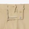 Calças chino de sarja de algodão com corte regular