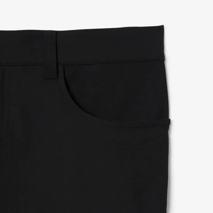 Calças chino elásticas de corte justo