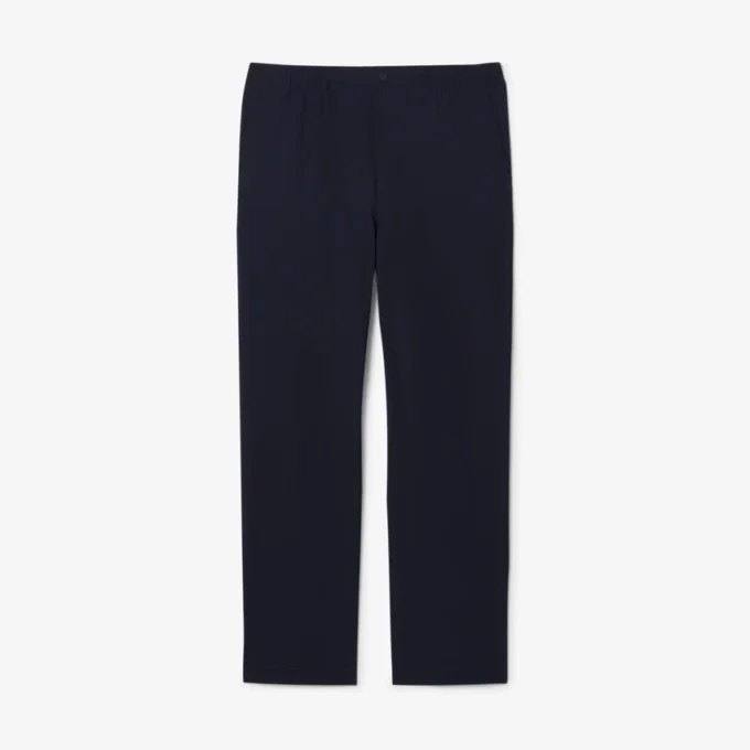 Calças chino elásticas de corte regular