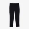 Calças de algodão elástico slim fit para homem