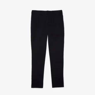 Calças de algodão elástico slim fit para homem