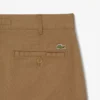 Calças de algodão elástico slim fit para homem