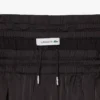 Calças de cetim elásticas oversized