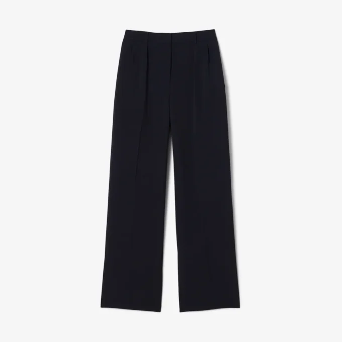 Calças de fato oversized em malha piqué fluida