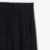 Calças de fato oversized em malha piqué fluida