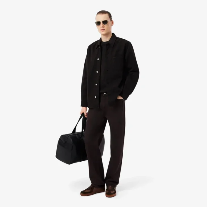 Calças de ganga de corte reto com 5 bolsos