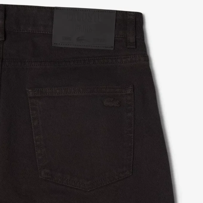 Calças de ganga de corte reto com 5 bolsos