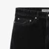 Calças de ganga índigo de corte reto com 5 bolsos para homem