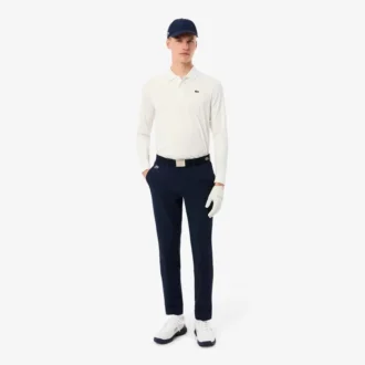 Calças de golfe térmicas slim fit repelentes à água para homem