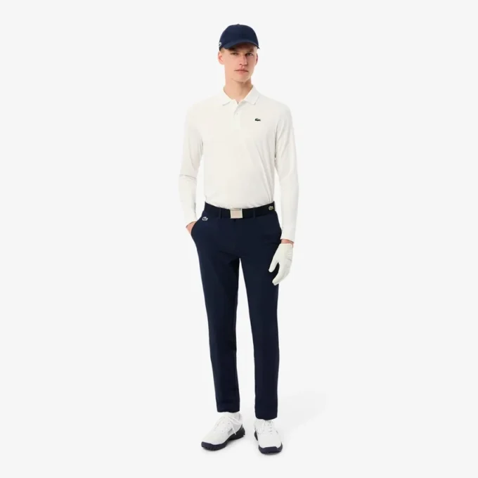 Calças de golfe térmicas slim fit repelentes à água para homem