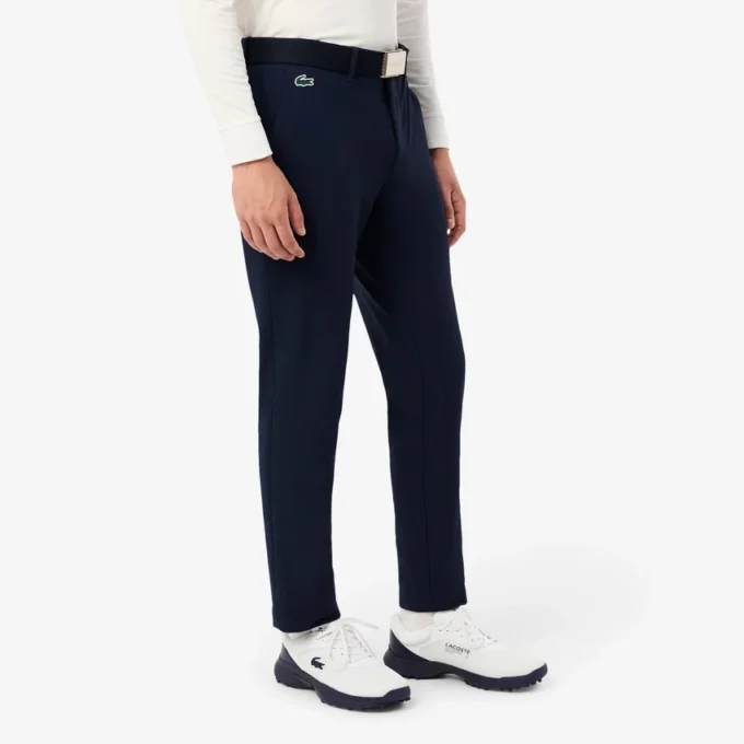 Calças de golfe térmicas slim fit repelentes à água para homem