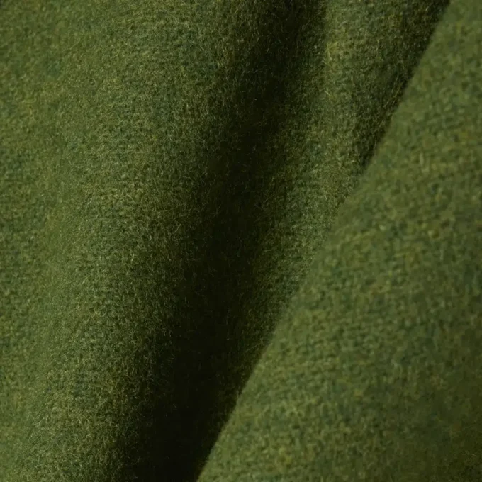Calças de lã com efeito slub de corte reto Runway