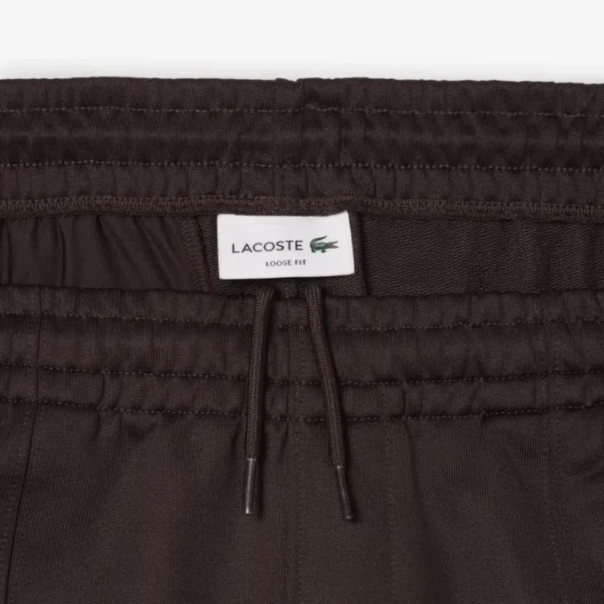 Calças de moletom de malha com corte largo para homem