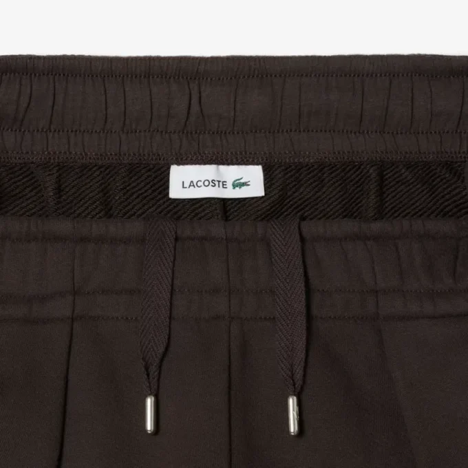 Calças de moletom de malha com perna larga para mulher
