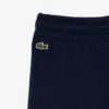 Calças de moletom de malha com pernas largas para meninas