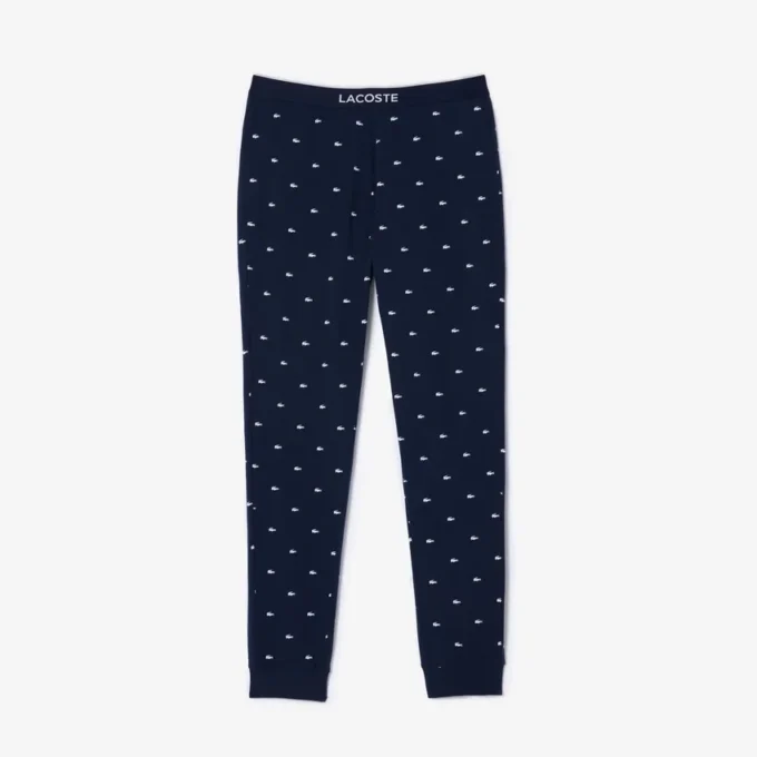 Calças de pijama com motivo de crocodilo para homem