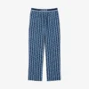 Calças de pijama em popeline com monograma para homem