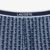 Calças de pijama em popeline com monograma para homem