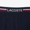 Calças de pijama masculinas com cintura multicolorida