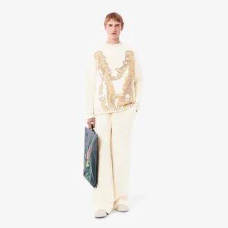 Calças de treino de malha oversized Runway para homem