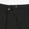 Calças de vestido largas de cintura alta para mulher